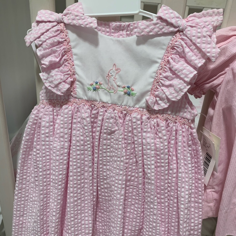 NWT Petit ami bunny seersucker dress